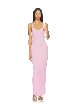 COTTON CITIZEN The Verona Spaghetti Maxi Dress in Pink. Size L. Also in XS, S, M.