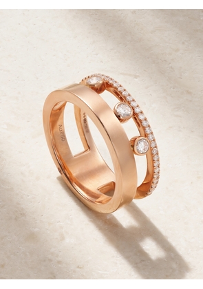 Messika - Move Romane 18-karat Rose Gold Diamond Ring - 51