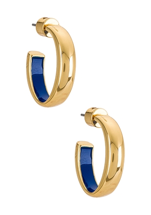 Jenny Bird Mavi Hoops in Blue.