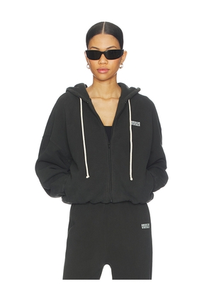 American Vintage Izubird Zip Up Hoodie in Charcoal. Size M/L. Also in XS/S.