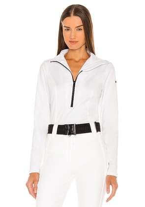 Goldbergh Serena Ski Pully in White. Size L. Also in M, XS, S, XL/1X.