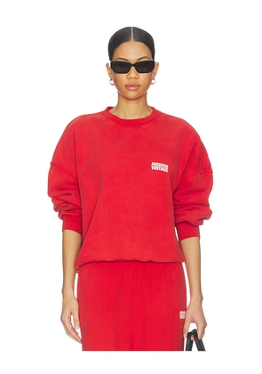 American Vintage Plizzy Sweater in Red. Size M. Also in S.