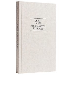 Intelligent Change Five Minute Journal in Beige.