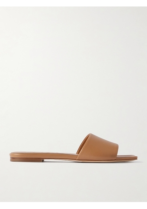 Aeyde - Anna Leather Slides - Brown - IT35,IT35.5,IT36,IT36.5,IT37,IT37.5,IT38,IT38.5,IT39,IT39.5,IT40,IT40.5,IT41,IT41.5,IT42