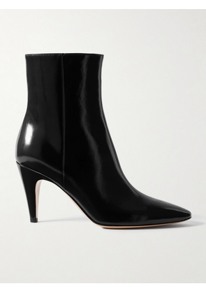 Gianvito Rossi - Amelia 80 Glossed-leather Ankle Boots - Black - IT35,IT35.5,IT36,IT36.5,IT37,IT37.5,IT38,IT38.5,IT39,IT39.5,IT40,IT40.5,IT41,IT41.5,IT42