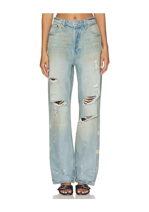 EB Denim Sofia High Rise Relaxed in Blue. Size 24. Also in 25, 26, 27, 28, 29.