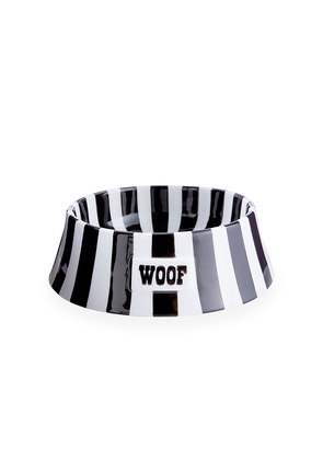 Jonathan Adler Vice Woof Pet Bowl in Black.