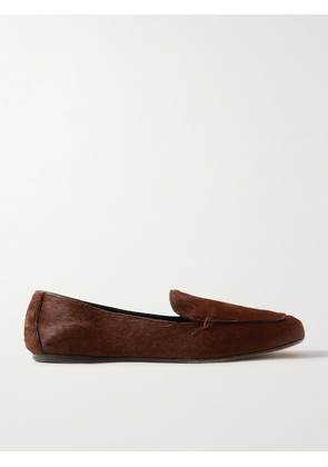 KHAITE - Monroe Calf Hair Loafers - Brown - IT36,IT36.5,IT37,IT37.5,IT38,IT38.5,IT39,IT39.5,IT40,IT40.5,IT41