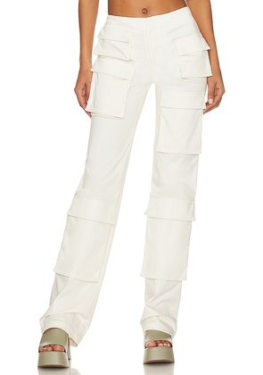 h:ours Sedona Pant in Cream. Size L. Also in XS, M, XL.