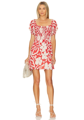 FAITHFULL THE BRAND X Revolve Domenica Mini Dress in Red. Size XL. Also in XS.