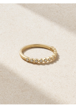 STONE AND STRAND - Slim Lattice 14-karat Gold Diamond Ring - 5,5 1/2,6,6 1/2,7,7 1/2,8