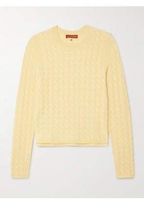 Altuzarra - Milla Cable-knit Cashmere Sweater - Yellow - x small,small,medium,large,x large