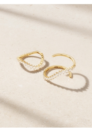 Yvonne Léon - Double Bague Vague Set Of Two 18-karat Gold Diamond Rings - 6