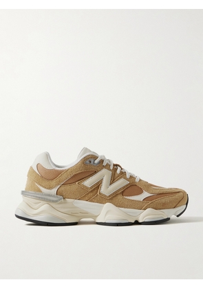 New Balance - 9060 Rubber-trimmed Suede And Mesh Sneakers - Brown - US4,US4.5,US5,US5.5,US6,US6.5,US7,US7.5,US8,US8.5,US9,US9.5,US10,US10.5