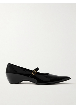 KHAITE - Sybil Patent-leather Mary Jane Pumps - Black - IT35.5,IT36,IT36.5,IT37,IT37.5,IT38,IT38.5,IT39,IT39.5,IT40,IT40.5,IT41