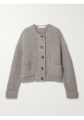 Proenza Schouler White Label - Azura Ribbed Wool Cardigan - Gray - x small,small,medium,large,x large