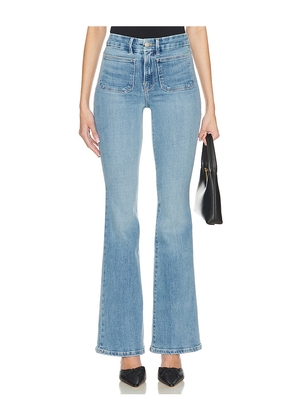 Good American Good Legs Flare Jeans in Denim-Light. Size 22. Also in 28.