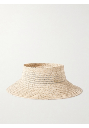 Eugenia Kim - Kayla Cutout Metallic Hemp-blend Sunhat - Neutrals - One size