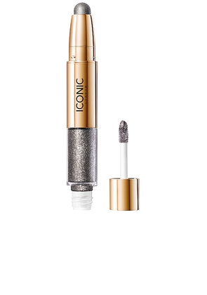ICONIC LONDON Glaze Crayon in Metallic Silver.