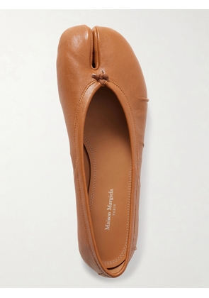 Maison Margiela - Tabi Split-toe Leather Ballet Flats - Brown - IT35,IT35.5,IT36,IT36.5,IT37,IT37.5,IT38,IT38.5,IT39,IT39.5,IT40,IT40.5,IT41