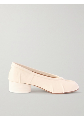 Maison Margiela - Tabi Ballerina Split-toe Leather Pumps - Cream - IT35,IT35.5,IT36,IT36.5,IT37,IT37.5,IT38,IT38.5,IT39,IT39.5,IT40,IT40.5,IT41