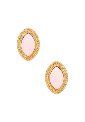 Heaven Mayhem Butter Earrings in Metallic Gold.