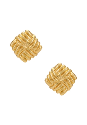 Heaven Mayhem Wind Earrings in Metallic Gold.