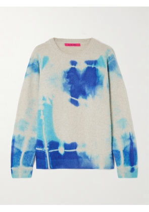 The Elder Statesman - Rorschach Malibu Tie-dyed Cashmere Sweater - Blue - x small,small,medium,large