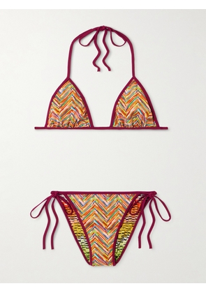 Missoni - Mare Reversible Printed Triangle Bikini - Multi - IT36,IT38,IT40,IT42,IT44,IT46,IT48