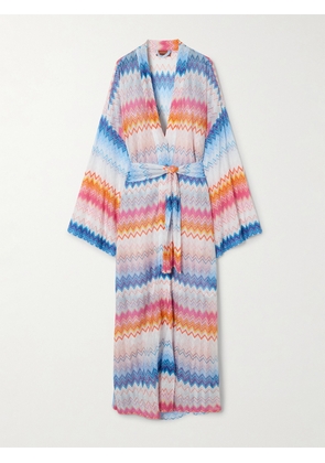 Missoni - Mare Striped Metallic Crochet-knit Coverup - Multi - x small,small,medium,large