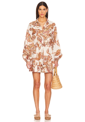 FAITHFULL THE BRAND Rae Mini Dress in Neutral. Size S. Also in XL.