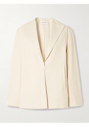 Loulou de Saison - Rocco Textured Cotton-blend Twill Blazer - Ivory - FR 34,FR 36,FR 38,FR 40,FR 42