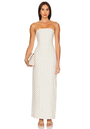 House of Harlow 1960 x REVOLVE Celia Column Maxi Dress in Cream. Size L. Also in M, XL.