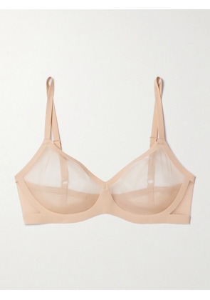 Commando - Stretch-mesh Soft-cup Bra - Neutrals - x small,small,medium,large,x large