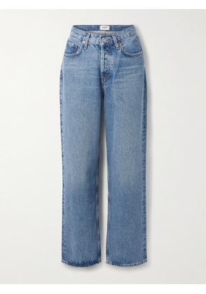 AGOLDE - V-waist Baggy Mid-rise Straight-leg Jeans - Blue - 23,24,25,26,27,28,29,30,31,32