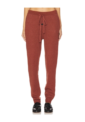 Fear of God ESSENTIALS Waffle Fitted Sweatpant in Red. Size S. Also in XS.