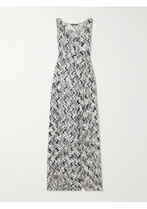 Missoni - Striped Embroidered Crochet-knit Coverup - White - IT38,IT40,IT42,IT44,IT46,IT48