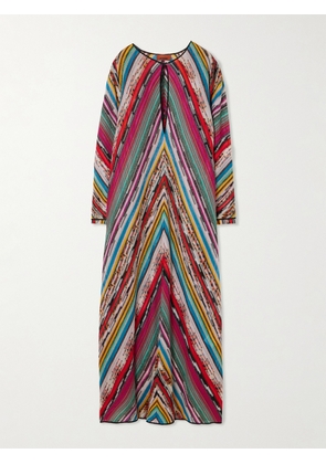 Missoni - Striped Metallic Crochet-knit Coverup - Multi - x small,small,medium,large