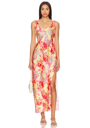 Free People X Intimately FP Worth The Wait Bias Slip in Red. Size M. Also in S.