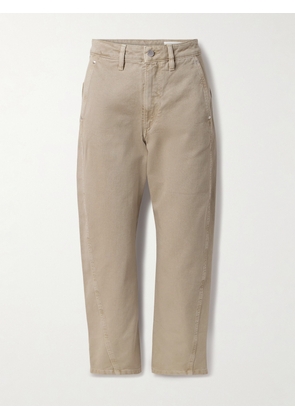 LEMAIRE - Twisted Cropped High-rise Straight-leg Jeans - Neutrals - FR 34,FR 36,FR 38,FR 40,FR 42