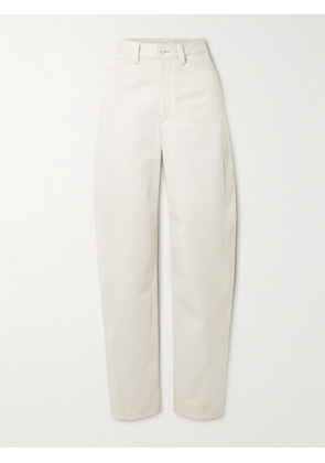 LEMAIRE - Twisted High-rise Barrel-leg Jeans - White - FR 34,FR 36,FR 38,FR 40,FR 42