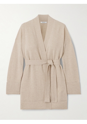 Max Mara - Arno Belted Cashmere Cardigan - Neutrals - x small,small,medium,large,x large