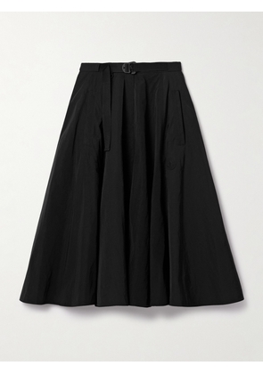 Moncler - Crinkled-shell Midi Skirt - Black - IT38,IT40,IT42,IT44,IT46