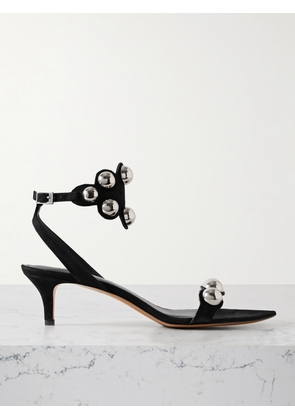 Isabel Marant - Vikto Studded Suede Sandals - Black - FR36,FR37,FR38,FR39,FR40,FR41