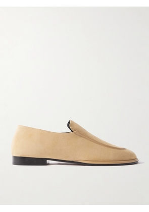NEOUS - Polaris Leather-trimmed Suede Loafers - Neutrals - IT35,IT35.5,IT36,IT36.5,IT37,IT37.5,IT38,IT38.5,IT39,IT39.5,IT40,IT40.5,IT41