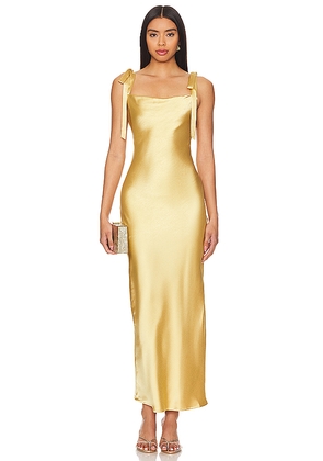 HEARTLOOM Cinta Dress in Yellow. Size M. Also in XS, S, L.