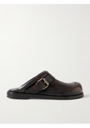 Acne Studios - Leather Mules - Brown - IT35,IT36,IT37,IT38,IT39,IT40,IT41
