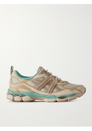 Asics - Gel-nyc Utility Leather And Rubber-trimmed Ripstop Sneakers - Neutrals - UK 2.5,UK 3,UK 3.5,UK 4,UK 4.5,UK 5,UK 5.5,UK 6,UK 6.5,UK 7,UK 7.5,UK 8,UK 8.5,UK 9,UK 9.5