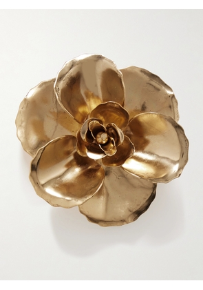 Jennifer Behr - Gladiolus Gold-plated Brooch - One size