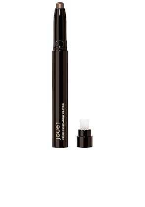 Jouer Cosmetics CrÃ¨me Eyeshadow Crayon in Brown.